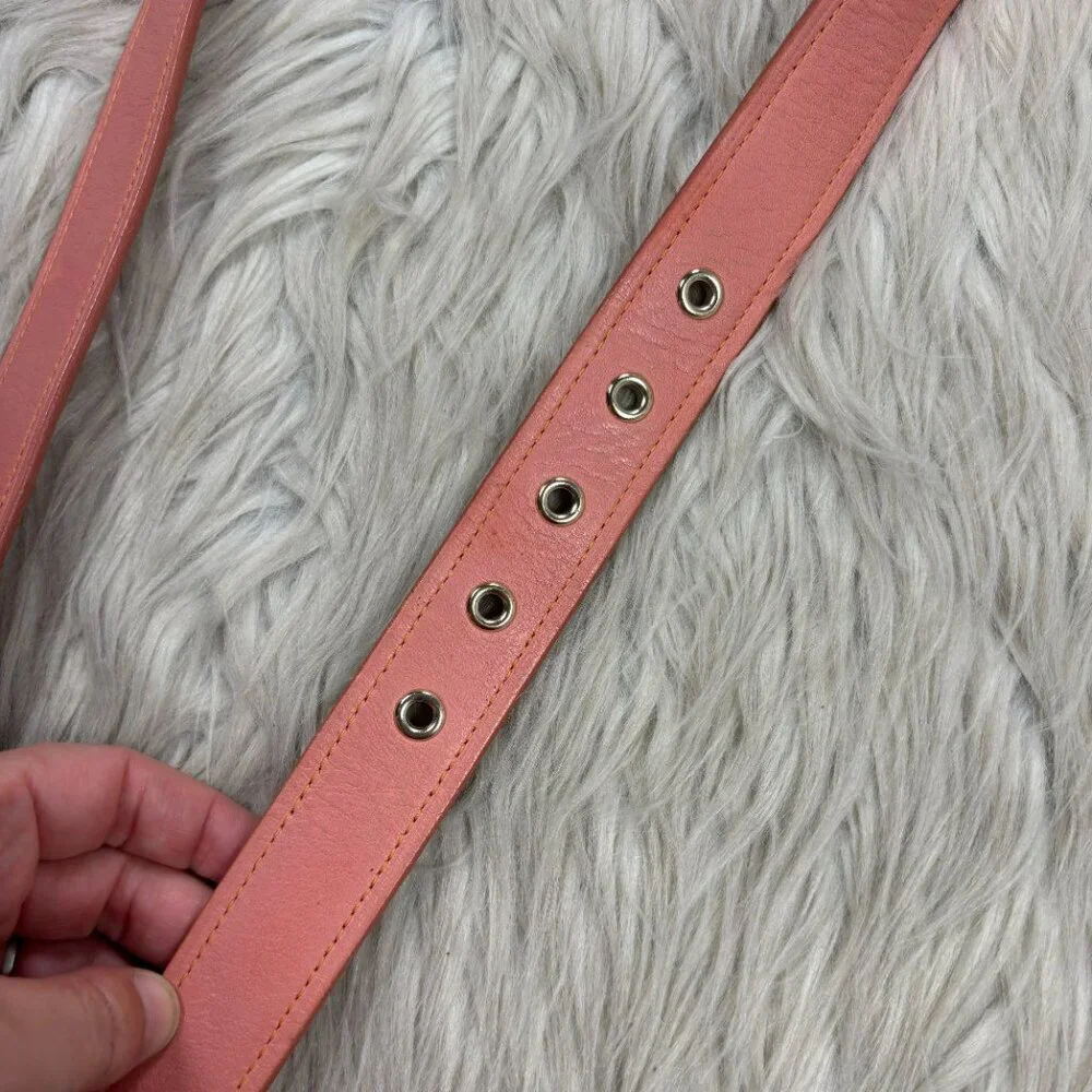 Halogen Women's Pink Leather‎ Waist Belt